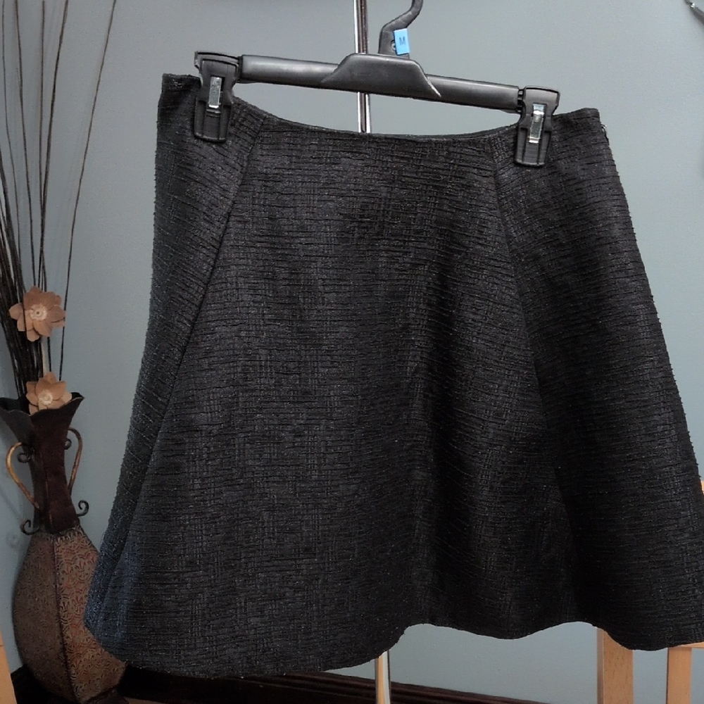 Kate Spade Tweed Black Mini Skirt